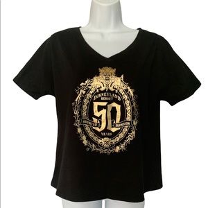 Disneyland Resort Haunted Mansion 50th Anniversary Shirt Crop Top S